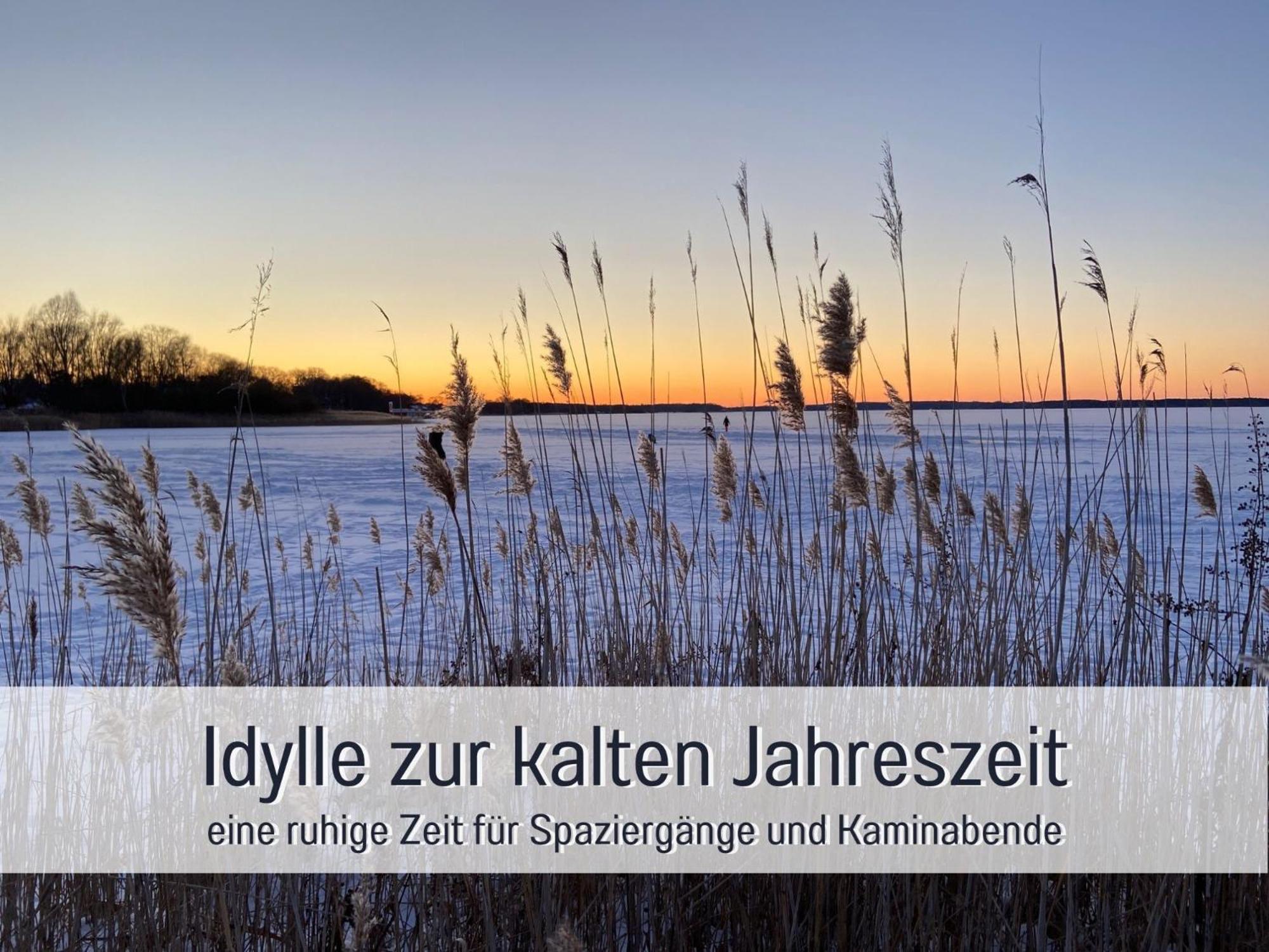 Strandhaus Mathea - Ruhige Lage Direkt Am Fleesensee - Parkplatz, Kamin, Sauna - Familienfreundlich Unter Göhren Dış mekan fotoğraf