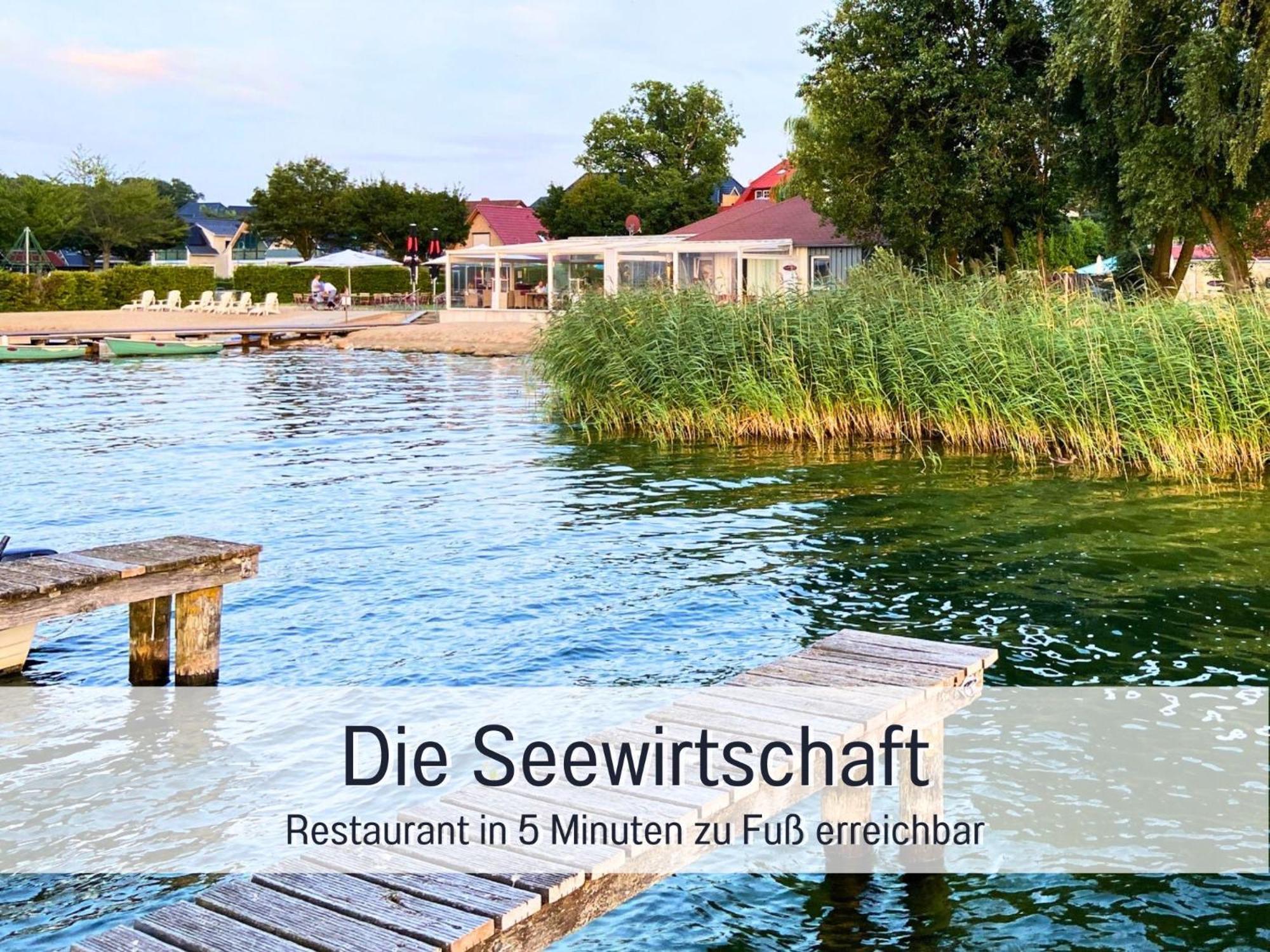 Strandhaus Mathea - Ruhige Lage Direkt Am Fleesensee - Parkplatz, Kamin, Sauna - Familienfreundlich Unter Göhren Dış mekan fotoğraf