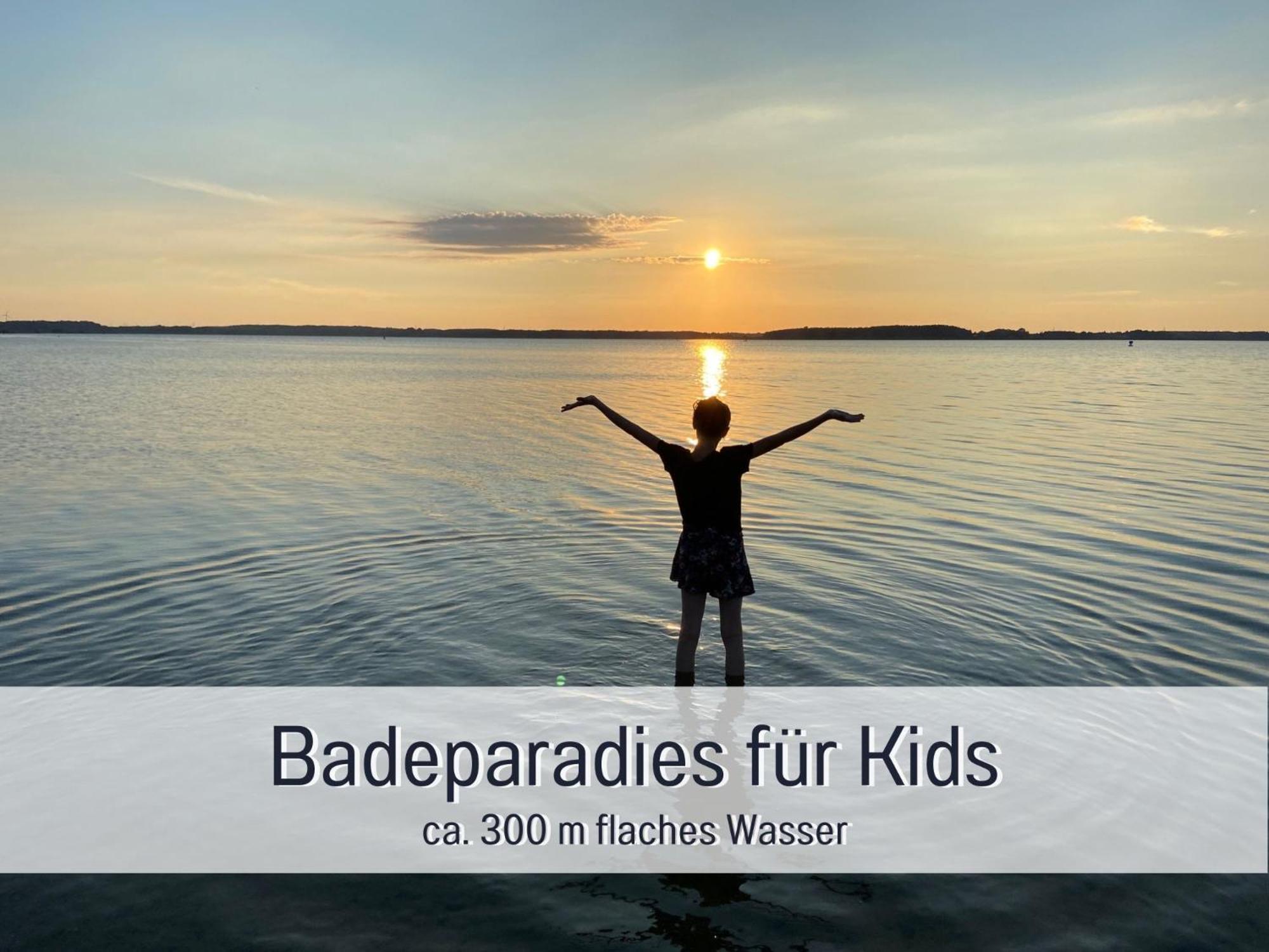 Strandhaus Mathea - Ruhige Lage Direkt Am Fleesensee - Parkplatz, Kamin, Sauna - Familienfreundlich Unter Göhren Dış mekan fotoğraf