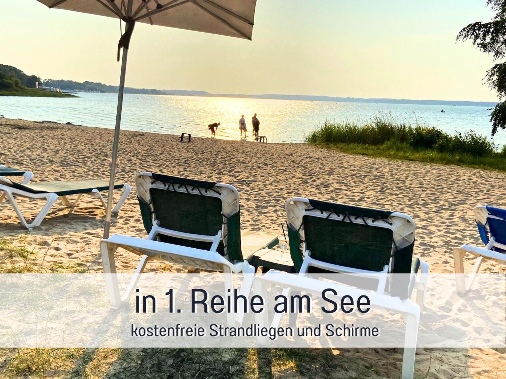 Strandhaus Mathea - Ruhige Lage Direkt Am Fleesensee - Parkplatz, Kamin, Sauna - Familienfreundlich Unter Göhren Dış mekan fotoğraf