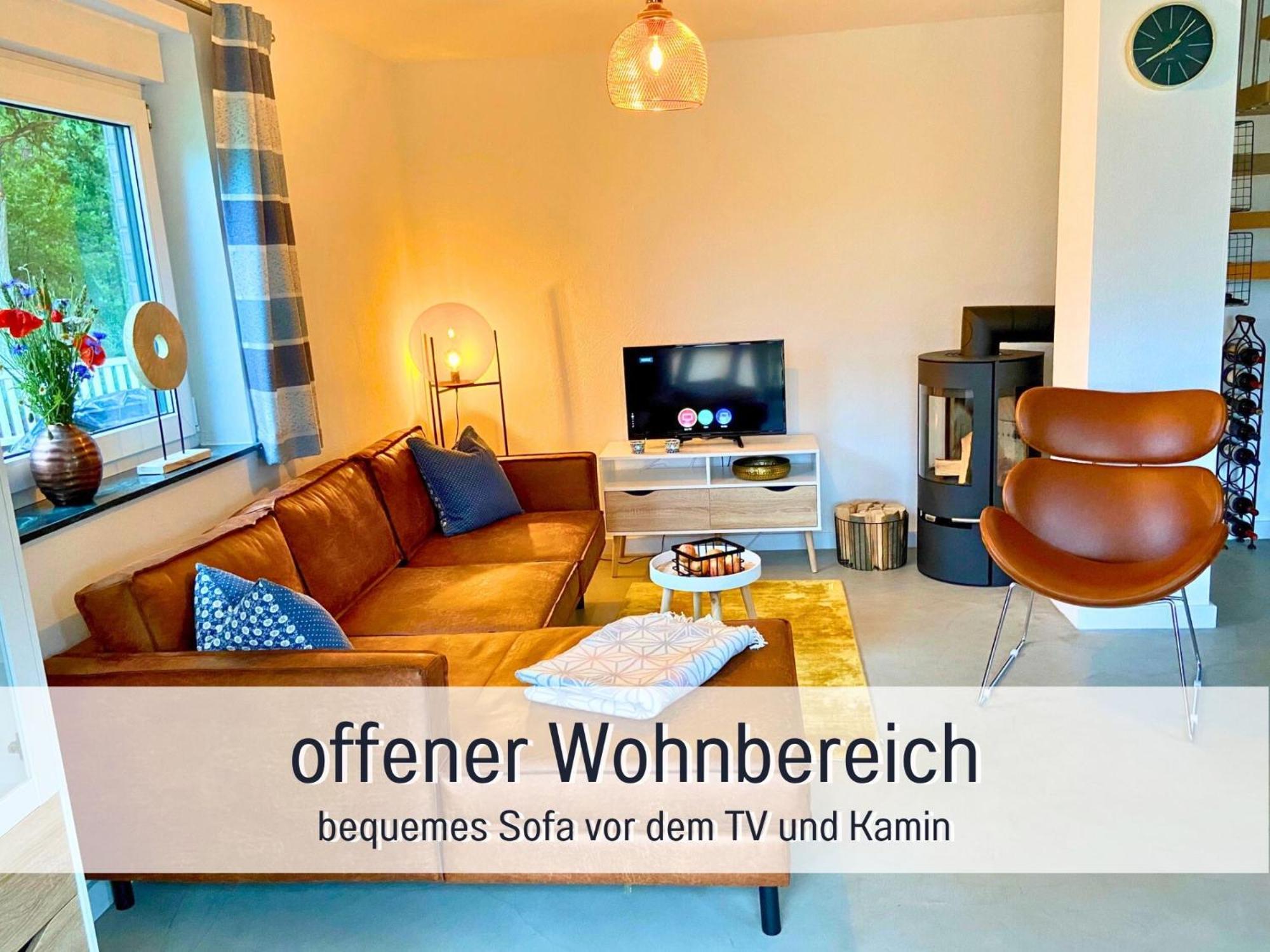 Strandhaus Mathea - Ruhige Lage Direkt Am Fleesensee - Parkplatz, Kamin, Sauna - Familienfreundlich Unter Göhren Dış mekan fotoğraf