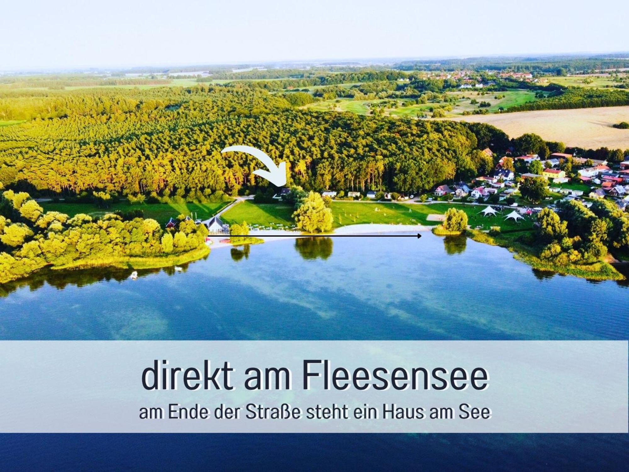 Strandhaus Mathea - Ruhige Lage Direkt Am Fleesensee - Parkplatz, Kamin, Sauna - Familienfreundlich Unter Göhren Dış mekan fotoğraf