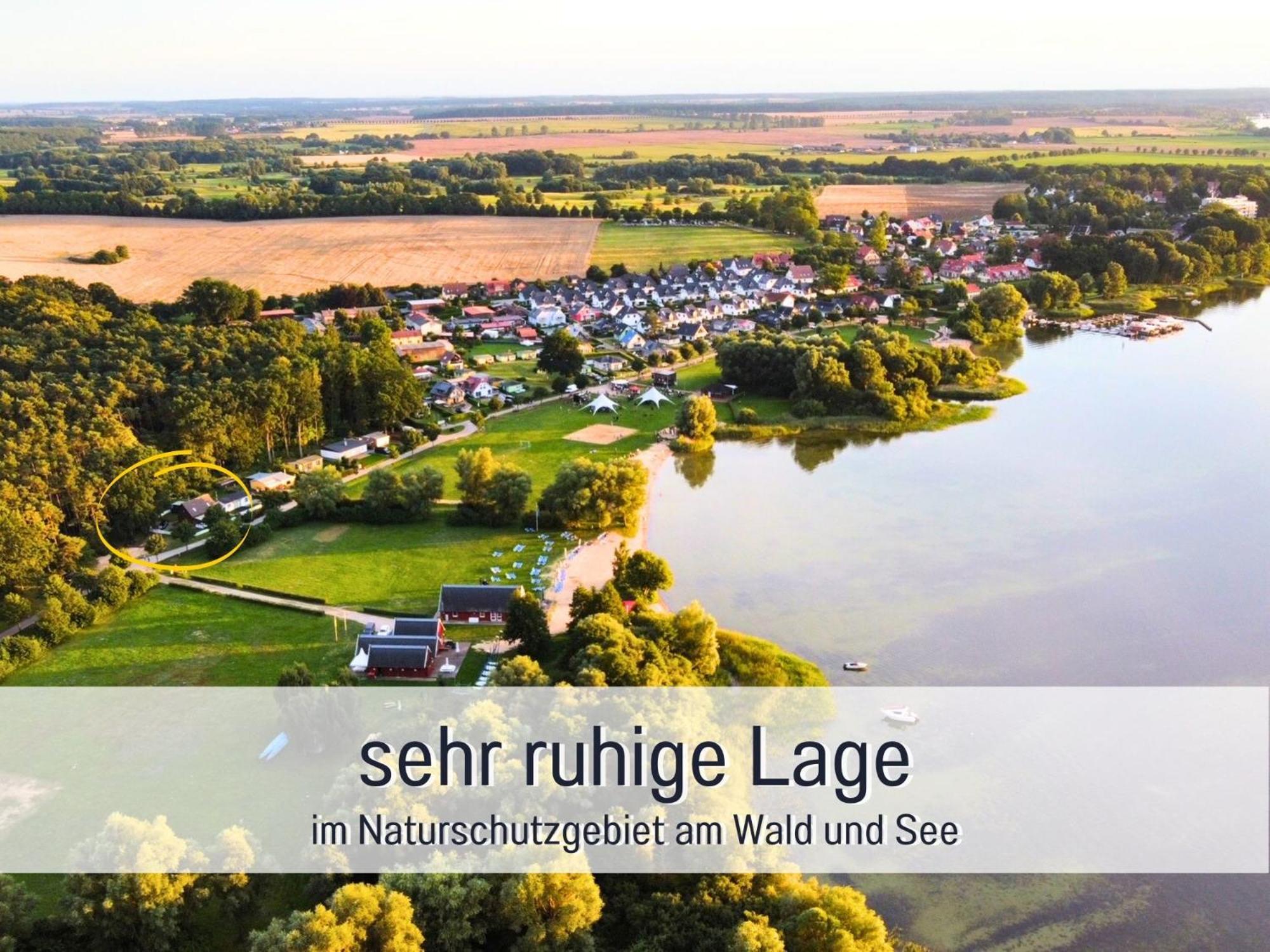 Strandhaus Mathea - Ruhige Lage Direkt Am Fleesensee - Parkplatz, Kamin, Sauna - Familienfreundlich Unter Göhren Dış mekan fotoğraf